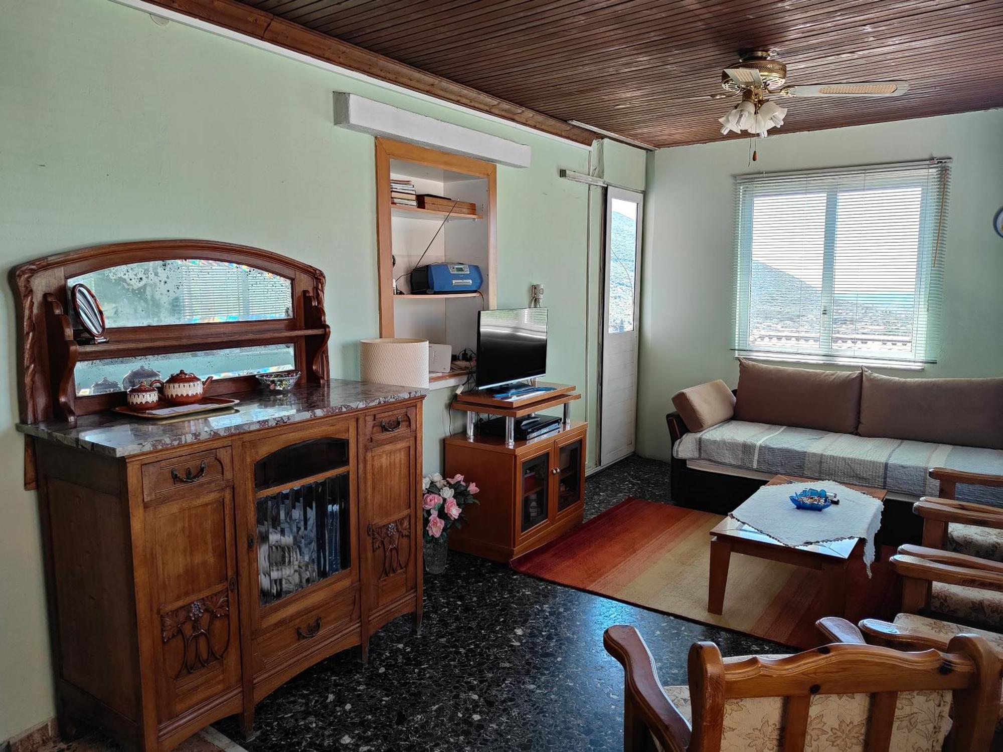 Vintage House With A Fantastic View Apartment Mavrommátion Екстериор снимка